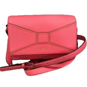 Kate Spade Bridge Place Betsi Flamingo Pebbled Leather Crossbody Bag